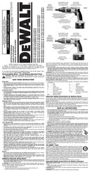 DeWalt DW979 Manual De Instrucciones