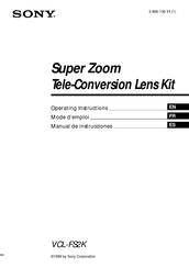 Sony VCL-FS2K Manual De Instrucciones