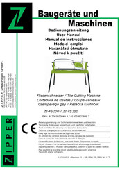 Zipper ZI-FS200 Manual De Instrucciones