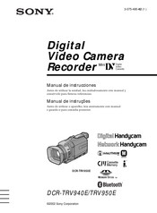 Sony Handycam DCR-TRV940E Manual De Instrucciones