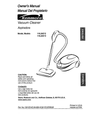 Sears Kenmore 116.24213 Manual Del Propietário