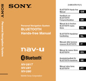 Sony Nav-u NV-U80 Manual De Manos Libres