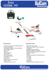 Bidcom CESSNA 747 Manual De Instrucciones