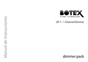 thomann BOTEX UP-1 - 1 Channel Dimmer Manual De Instrucciones