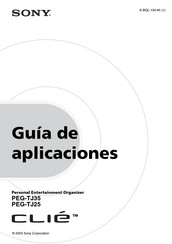 Sony CLIE PEG-TJ35 Guia De Aplicaciones