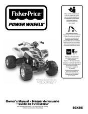 Fisher-Price Power Wheels BCK86 Manual Del Usuario