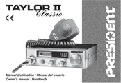 Presioent TAYLOR II Classic Manual Del Usuario