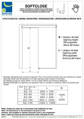 Mantion SOFTCLOSE SC-90 Instrucciones De Montaje