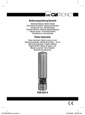 Clatronic PSM 3004 N Instrucciones De Servicio