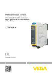 Vega VEGATOR 141 Instrucciones De Servicio