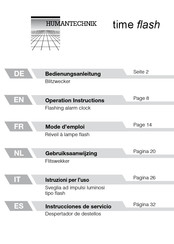 HumanTechnik time flash Instrucciones De Servicio