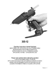 Power Adhesives 305-12 Manual Instrucciones De Uso