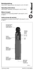 ProMinent DULCOTEST Instrucciones De Servicio