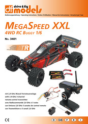 df models MegaSpeed XXL 3401 Manual De Instrucciones