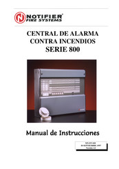 Notifier 800 Serie Manual De Instrucciones