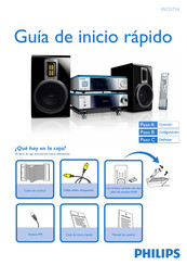 Philips MCD716 Guia De Inicio Rapido