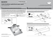 Sony DAV-DZ340 Guía De Ajuste Rápido