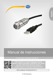 PCE Instruments PCE-IR 51 Manual De Instrucciones