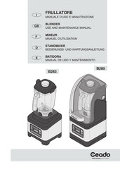 Ceado B285 Manual De Uso Y Mantenimiento
