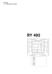 Gaggenau RY 492 Instrucciones De Montaje