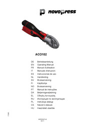 NovoPress ACO102 Instrucciones De Uso