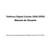 ZTE-G R230 Manual De Usuario