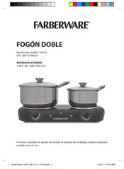 Farberware 104555 Instrucciones De Servicio