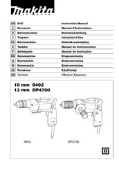 Makita 6402 Manual De Instrucciones