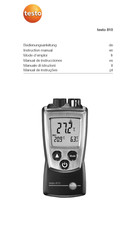 testo 810 Manual De Instrucciones