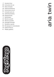 Peg-Perego aria twin Instrucciones De Uso