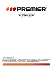 Premier SOL-5474 Manual De Instrucciones