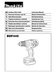 Makita BDF445 Manual De Instrucciones