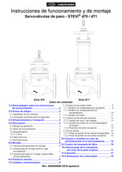 ARMATUREN STEVI 471 Serie Instrucciones De Funcionamiento Y De Montaje