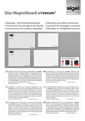 sigel. artverum Instrucciones De Montaje Y Seguridad