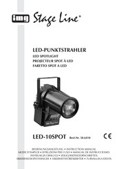 Stage Line LED-10SPOT Manual De Instrucciones