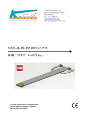 Kartsana RAÍL R-450-S Inox Manual De Instrucciones