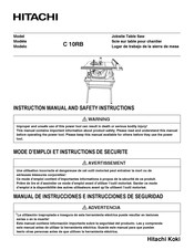 Hitachi C 10RB Manual De Instrucciones