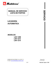 Koblenz LAH 1214 Manual De Servicio