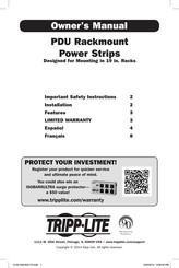 Tripp-Lite PDU2430 Manual Del Propietário