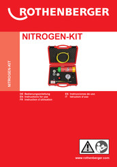 Rothenberger NITROGEN-KIT Instrucciones De Uso