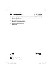 EINHELL TE-AG 230 DP Manual De Instrucciones