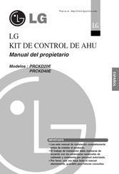 LG PRCKD20E Manual Del Propietário