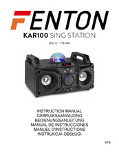 Fenton KAR100 Sing station Manual De Instrucciones