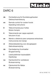 Miele DARC 6 Instrucciones De Manejo