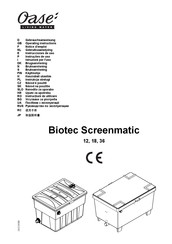 Oase Biotec Screenmatic 12 Instrucciones De Uso