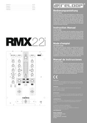 Reloop RMX22i Manual De Instrucciones