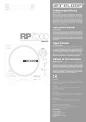 Reloop RP7000 Manual De Instrucciones