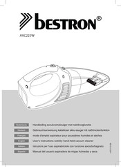 Bestron AVC225W Manual Del Usuario