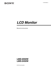 Sony LMD-2450W Manual De Instrucciones