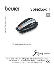 Beurer Speedbox II Instrucciones De Manejo